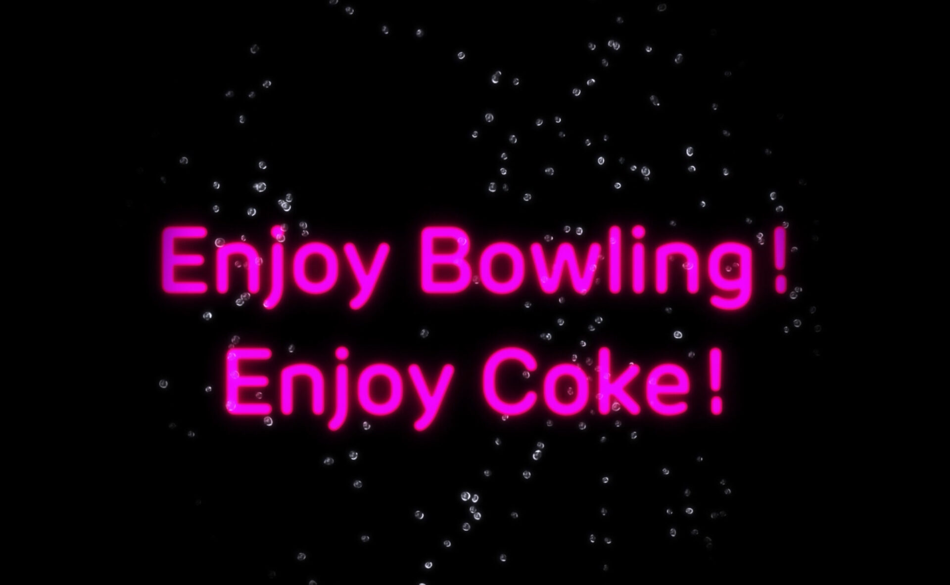 コカ・コーラの魅力をCGで表現したPR動画。3Dphantomで投影。CG動画制作,CG制作,3DCG,アニメーション,事例,実績,CG動画制作,映像制作,商品紹介動画,サービス紹介動画,会社紹介動画,事業紹介動画,採用動画,コカ・コーラを飲んでエネルギーチャージ。ボウリングでベストスコアが出る。完璧なマッチング。