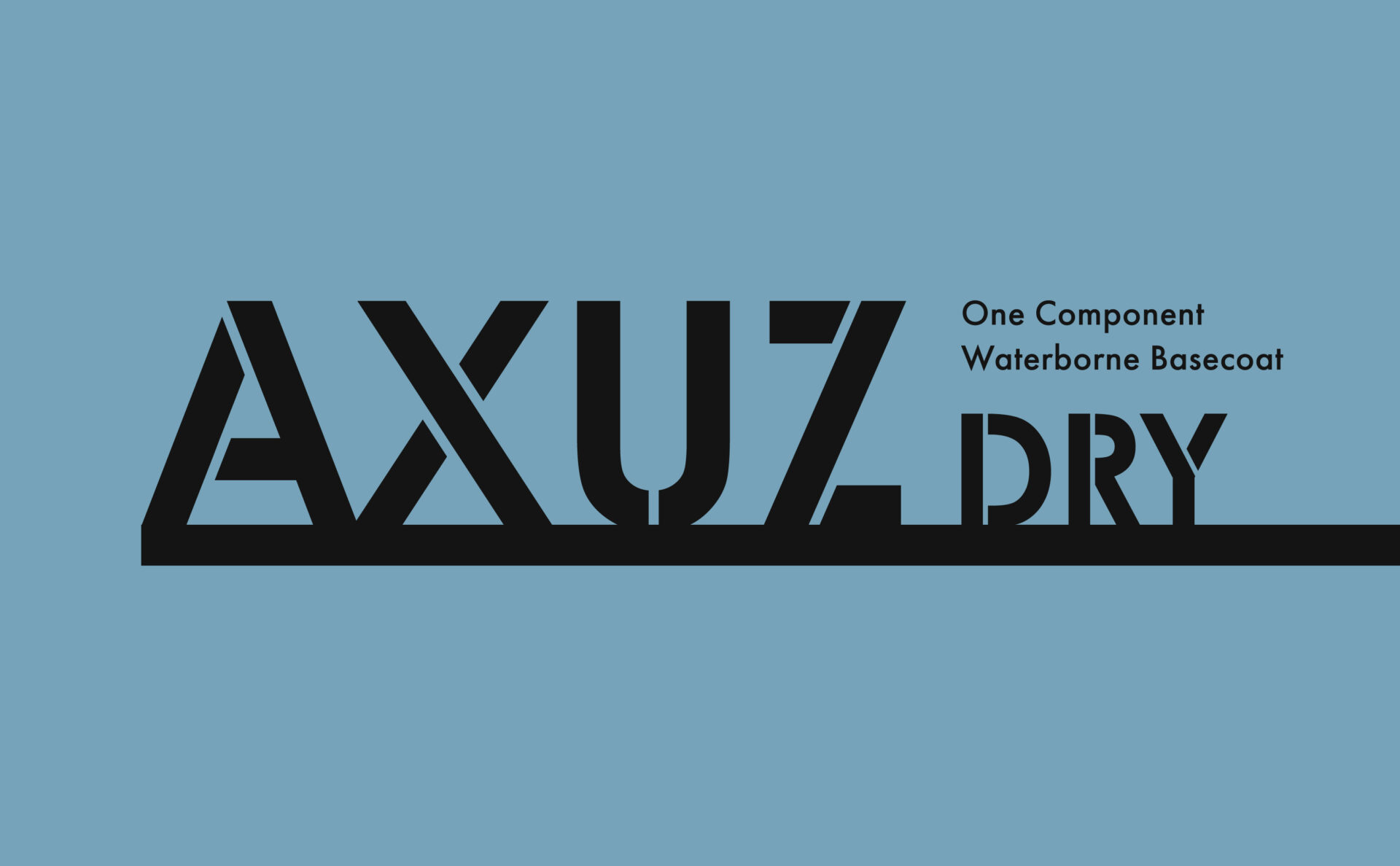 イサム塗料AXUZDRYラベルロゴ