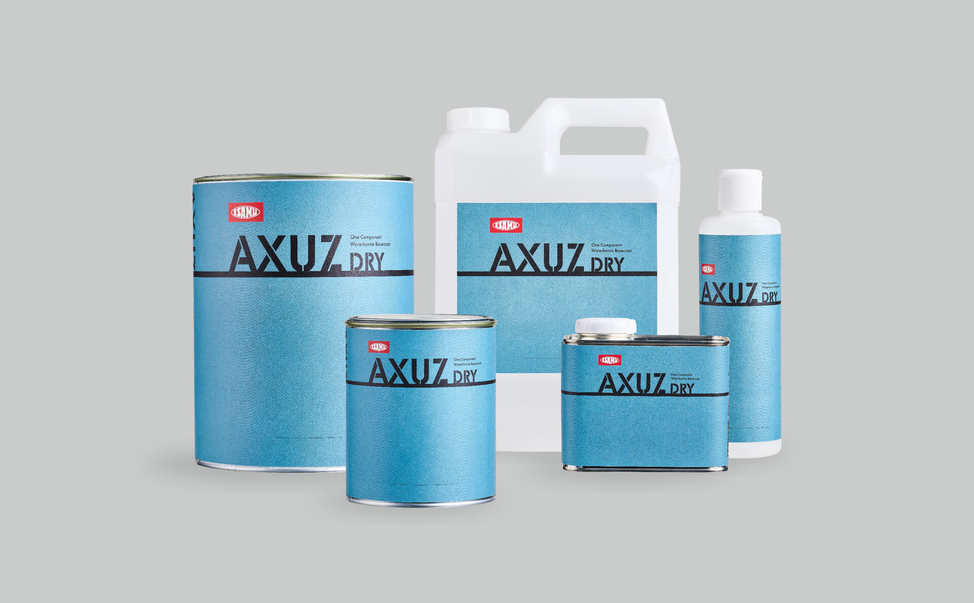 イサム塗料AXUZDRYラベル使用イメージ